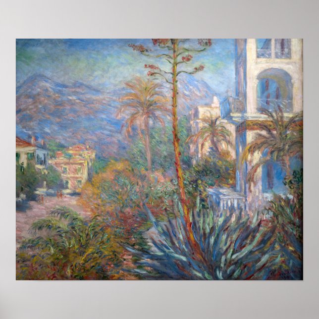 Claude Monet - Villas at Bordighera Poster (Front)