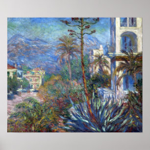 Claude Monet Villas at Bordighera Poster