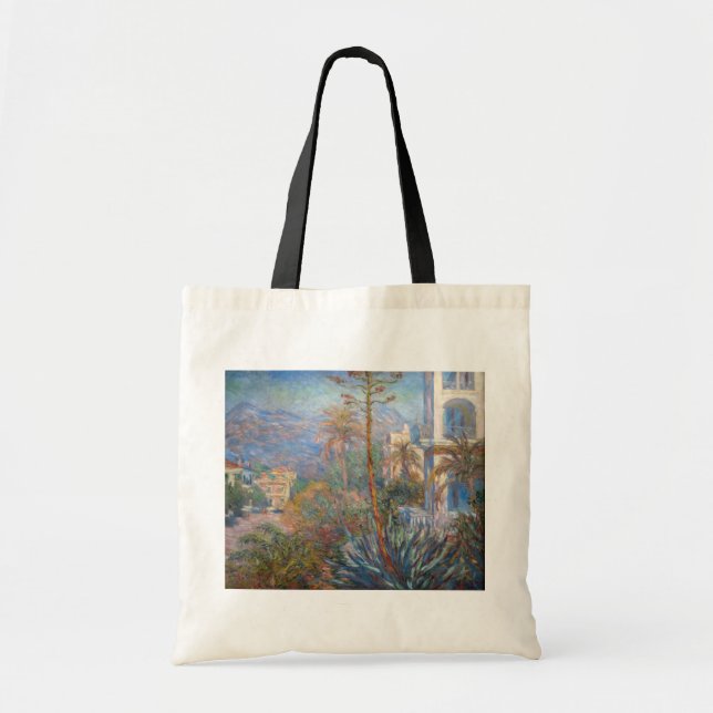 Claude Monet - Villas at Bordighera Tote Bag (Front)