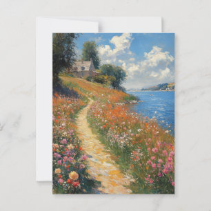 Claude Monet Vintage Art Postcard