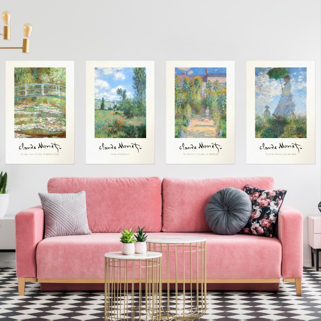 Claude Monet Vintage Masterpieces (Livingroom)