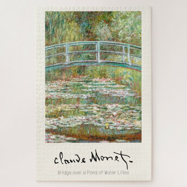 Claude Monet Vintage Masterpieces Jigsaw Puzzle (Vertical)