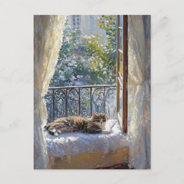 Claude Monet Vintage Postcard (Front)