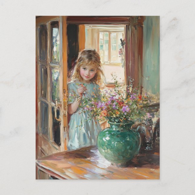 Claude Monet Vintage Postcard (Front)