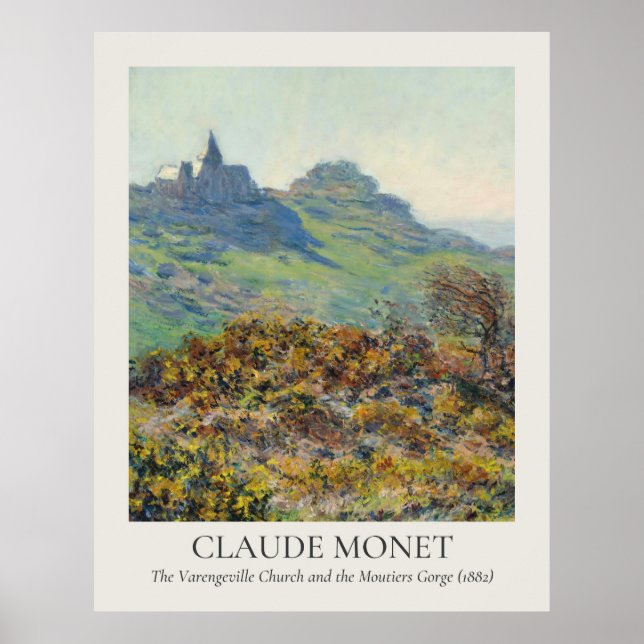 Claude Monet Vintage Wall Art 11x14 Ratio (Front)