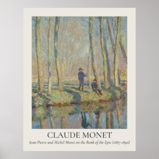 Claude Monet Vintage Wall Art 11x14 Ratio