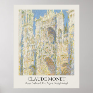 Claude Monet Vintage Wall Art 11x14 Ratio