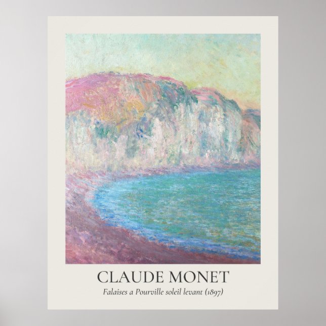 Claude Monet Vintage Wall Art 11x14 Ratio (Front)