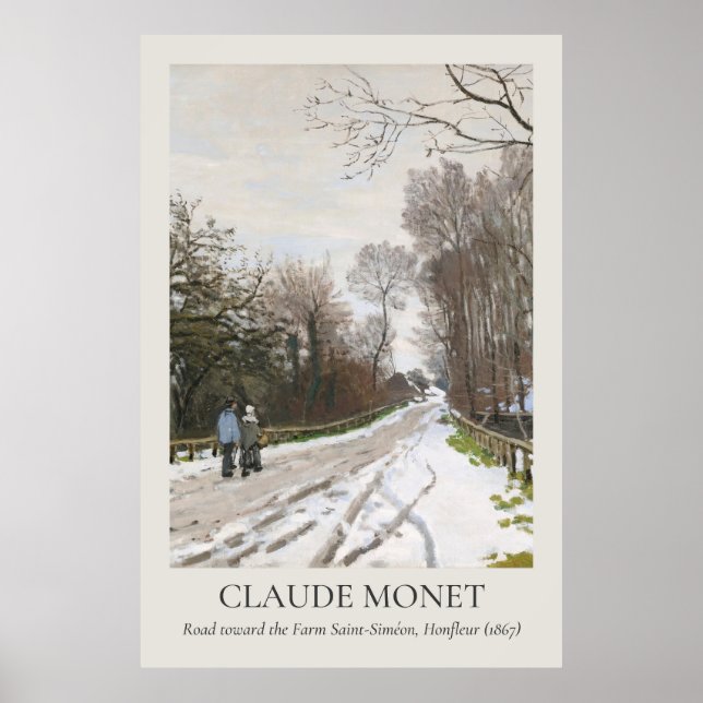 Claude Monet Vintage Wall Art 2x3 Ratio (Front)