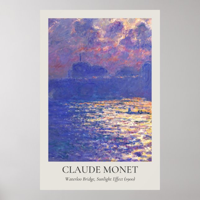 Claude Monet Vintage Wall Art 2x3 Ratio (Front)