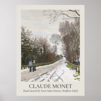 Claude Monet Vintage Wall Art 3x4 Ratio