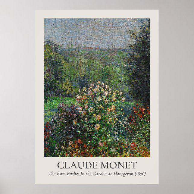 Claude Monet Vintage Wall Art ISO Ratio (Front)