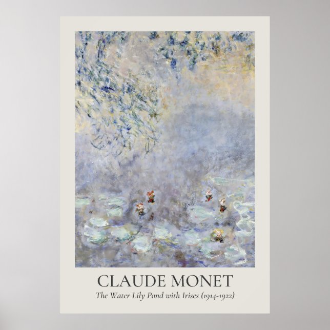 Claude Monet Vintage Wall Art ISO Ratio (Front)