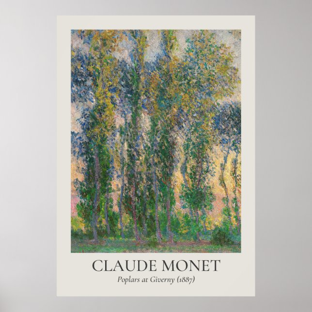 Claude Monet Vintage Wall Art ISO Ratio (Front)
