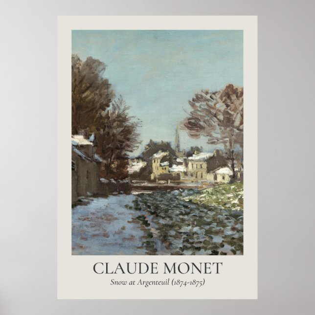 Claude Monet Vintage Wall Art ISO Ratio (Front)