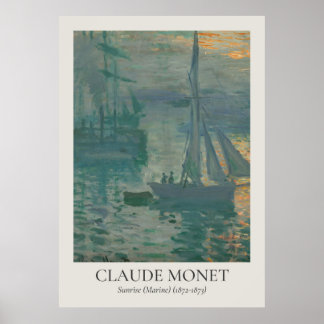 Claude Monet Vintage Wall Art ISO Ratio