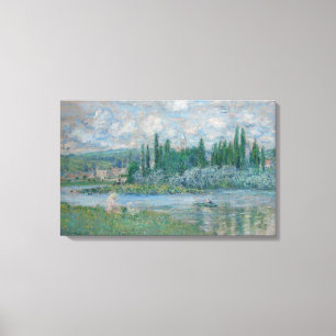 Claude Monet - Vue de Vétheuil-sur-Seine - 1880 Canvas Print