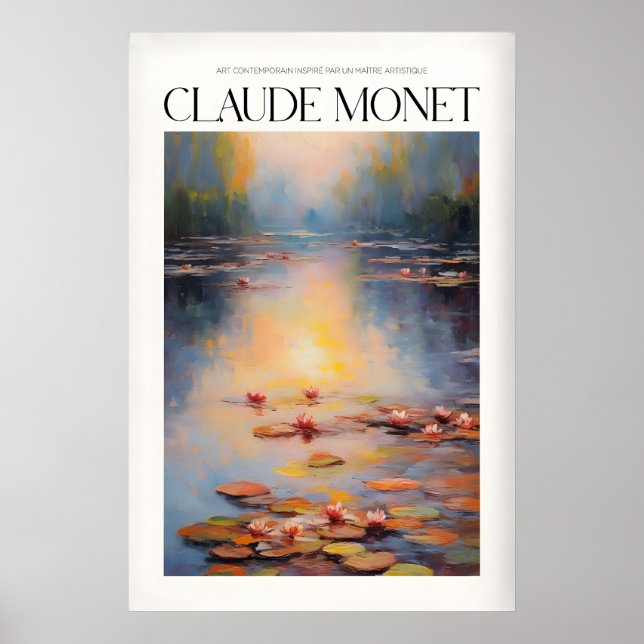 Claude Monet Wall Art Print (Front)