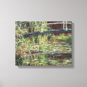 Claude Monet - Wate rlily Pond Pink Harmony Canvas Print