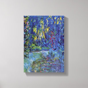 Claude Monet - water garden at Giverny Canvas Print