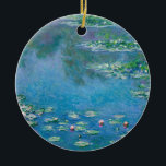 Claude Monet - Water Lilies 1906 Ceramic Tree Decoration<br><div class="desc">Water Lilies (Nympheas) - Claude Monet,  Oil on Canvas,  1906</div>
