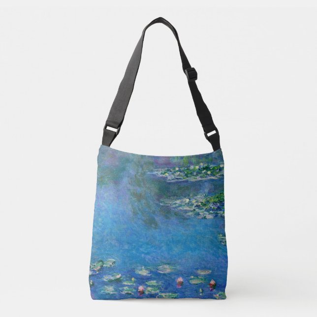 Claude Monet - Water Lilies 1906 Crossbody Bag (Front)