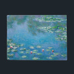 Claude Monet - Water Lilies 1906 Doormat<br><div class="desc">Water Lilies (Nympheas) - Claude Monet,  Oil on Canvas,  1906</div>