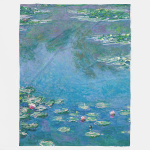 Claude Monet - Water Lilies 1906 Fleece Blanket