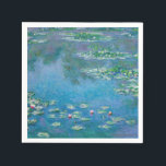 Claude Monet - Water Lilies 1906 Napkin<br><div class="desc">Water Lilies (Nympheas) - Claude Monet,  Oil on Canvas,  1906</div>