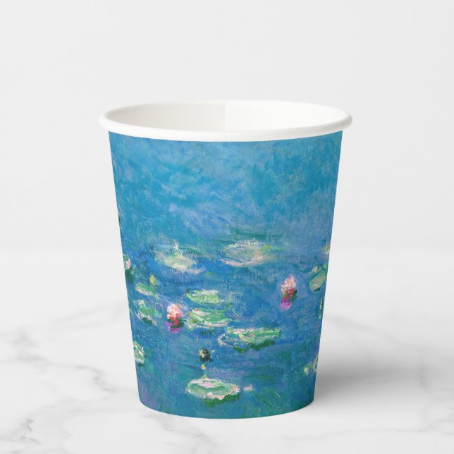 Claude Monet - Water Lilies 1906 Paper Cups (Left)