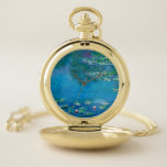 Claude Monet - Water Lilies 1906 Pocket Watch<br><div class="desc">Claude Monet - Water Lilies 1906. Famous art painting.</div>