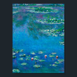 Claude Monet - Water Lilies 1906 Poster<br><div class="desc">Claude Monet - Water Lilies (1906). Famous art painting.</div>