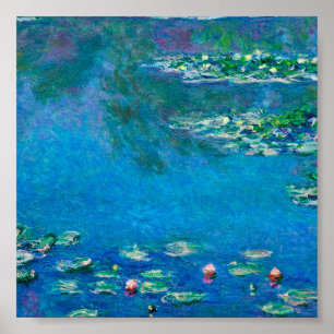 Claude Monet - Water Lilies 1906 Poster