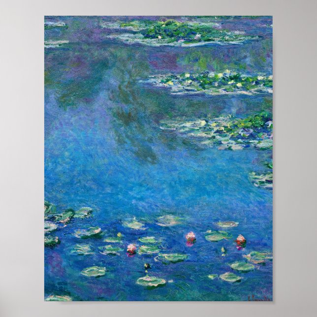 Claude Monet - Water Lilies 1906 Poster (Front)