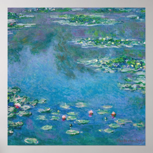 Claude Monet - Water Lilies 1906 Poster (Front)