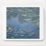 Claude Monet - Water Lilies - 1906 Ryerson Mouse Mat<br><div class="desc">Water Lilies,  1906 Ryerson. Oil on canvas 87.6 x 92.7 cm   Gallery = The Art Institute of Chicago  Mr. and Mrs. Martin A. Ryerson Collection  Oscar-Claude Monet (November 14,  1840 - December 5,  1926) was a French impressionist painter.</div>