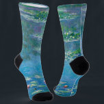 Claude Monet - Water Lilies 1906 Socks<br><div class="desc">Water Lilies (Nympheas) - Claude Monet,  Oil on Canvas,  1906</div>