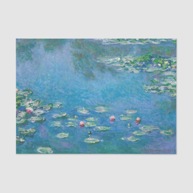 Claude Monet - Water Lilies 1906 Tissue Paper (Front)