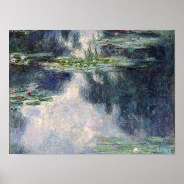Claude Monet - Water Lilies, 1907 Poster (Front)