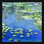 Claude Monet - Water Lilies, 1907, Poster<br><div class="desc">Claude Monet's Water Lilies,  1907 painting,  from his Series--Water Lilies.</div>