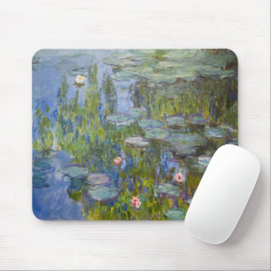 Claude Monet Water Lilies 1915 Impressionist Art Mouse Mat