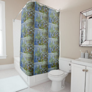 Claude Monet Water Lilies 1915 Impressionist Art Shower Curtain