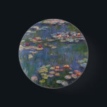 Claude Monet Water Lilies 1916 Fine Art 3 Cm Round Badge<br><div class="desc">Claude Monet Water Lilies 1916 Fine Art Button</div>