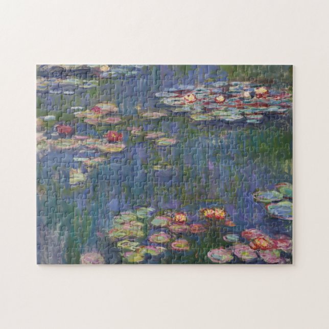 Claude Monet Water Lilies 1916 Fine Art Jigsaw Puzzle (Horizontal)