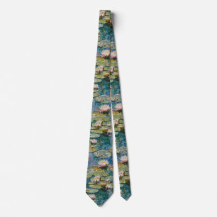 Claude Monet Water Lilies 1916 Fine Art  Tie