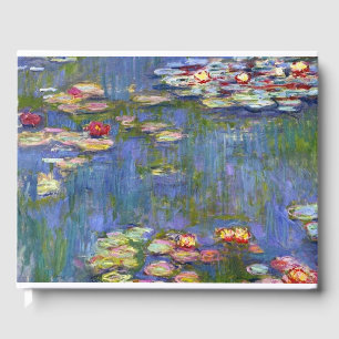 Claude Monet Water Lilies 1916 Restored Guest Book