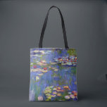 Claude Monet Water Lilies, 1916 Tote Bag<br><div class="desc">Water Lilies is a beautiful Impressionism style flower painting created by French Impressionist artist,  Claude Monet,  in 1916,  showing one of hundreds of his water lily pond paintings from his home in Giverny,  France.</div>