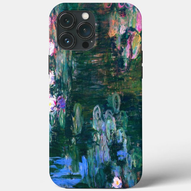 Claude Monet - Water Lilies (1917) Case-Mate iPhone Case (Back)