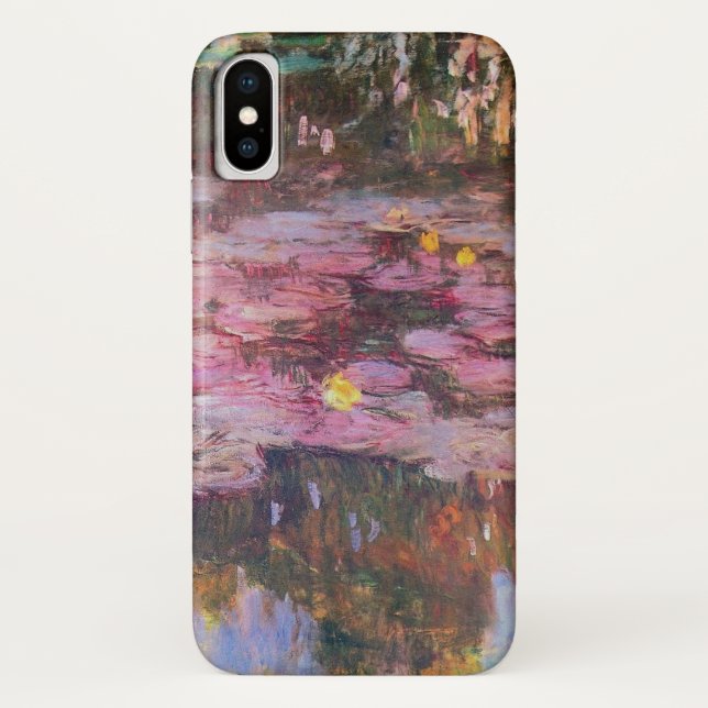 Claude Monet - Water Lilies 1917 Case-Mate iPhone Case (Back)