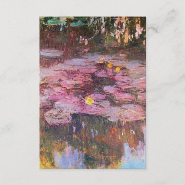 Claude Monet - Water Lilies 1917 Enclosure Card (Front)